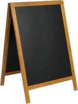 LAVAGNA DA TERRA DUPLO IN LEGNO 85X55
