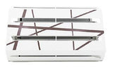 TRAPPOLA LUMINOSA NOVA LED METALALLO VERNICIATO BIANCO