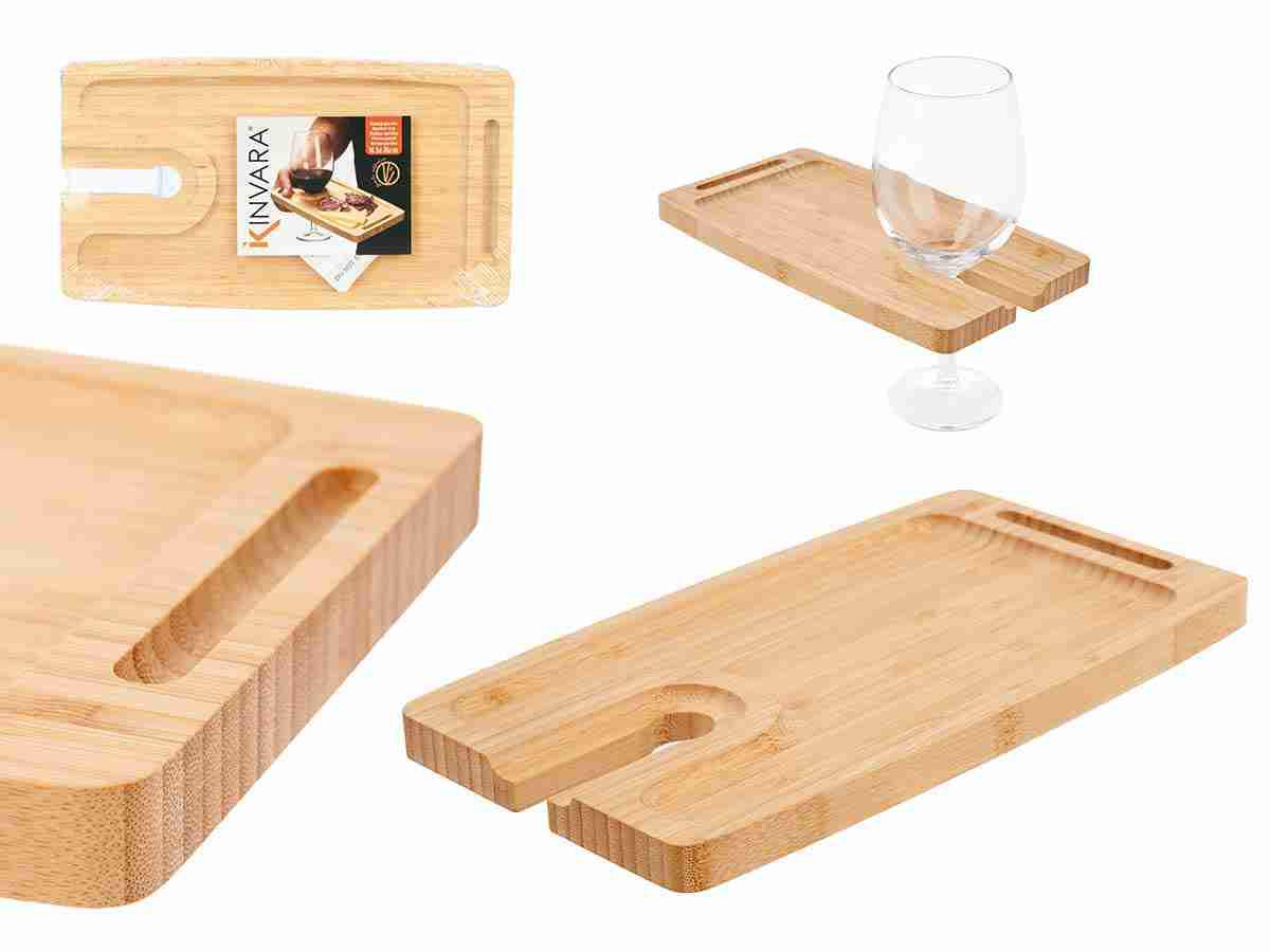 VASSOIO PER APERITIVO CON PORTA CALICE