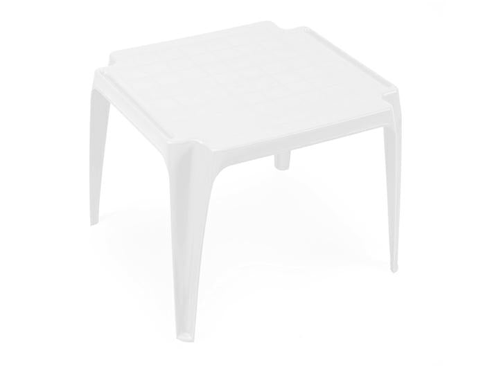 TAVOLO RESINA BIMBI 50X50 BIANCO
