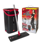 SISTEMA PULIZIA "BLACK MOP" SECCHIO RETT.+TEL+FRANGIA+ASTA