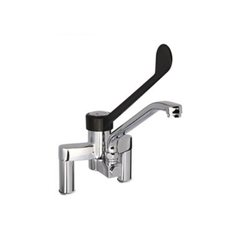 MISCELATORE DOCCIA BIFORO C/CANNA GIREV.LEVA CLINICA