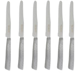 COLTELLO TAVOLA LEGNO SBIANCATO LAMA 11CM BLS=6PZ