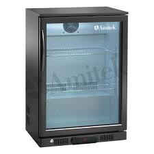 VETRINA BIBITE BASSA NERA 1 PORTA AK101BB +2°/+8°C 60X50X90H