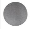 TOVAGLIETTA PLASTICAARGENTO TONDO 38CM