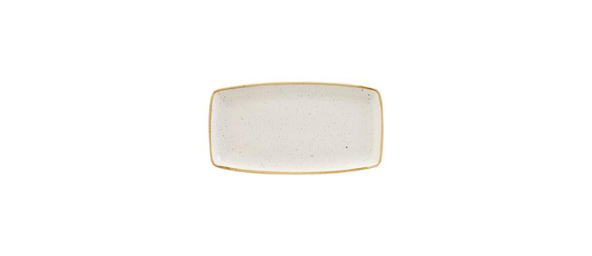 VASSOIO RETTANGOLARECM.29,5X15 BIANCO STONECAST CHURCHILL