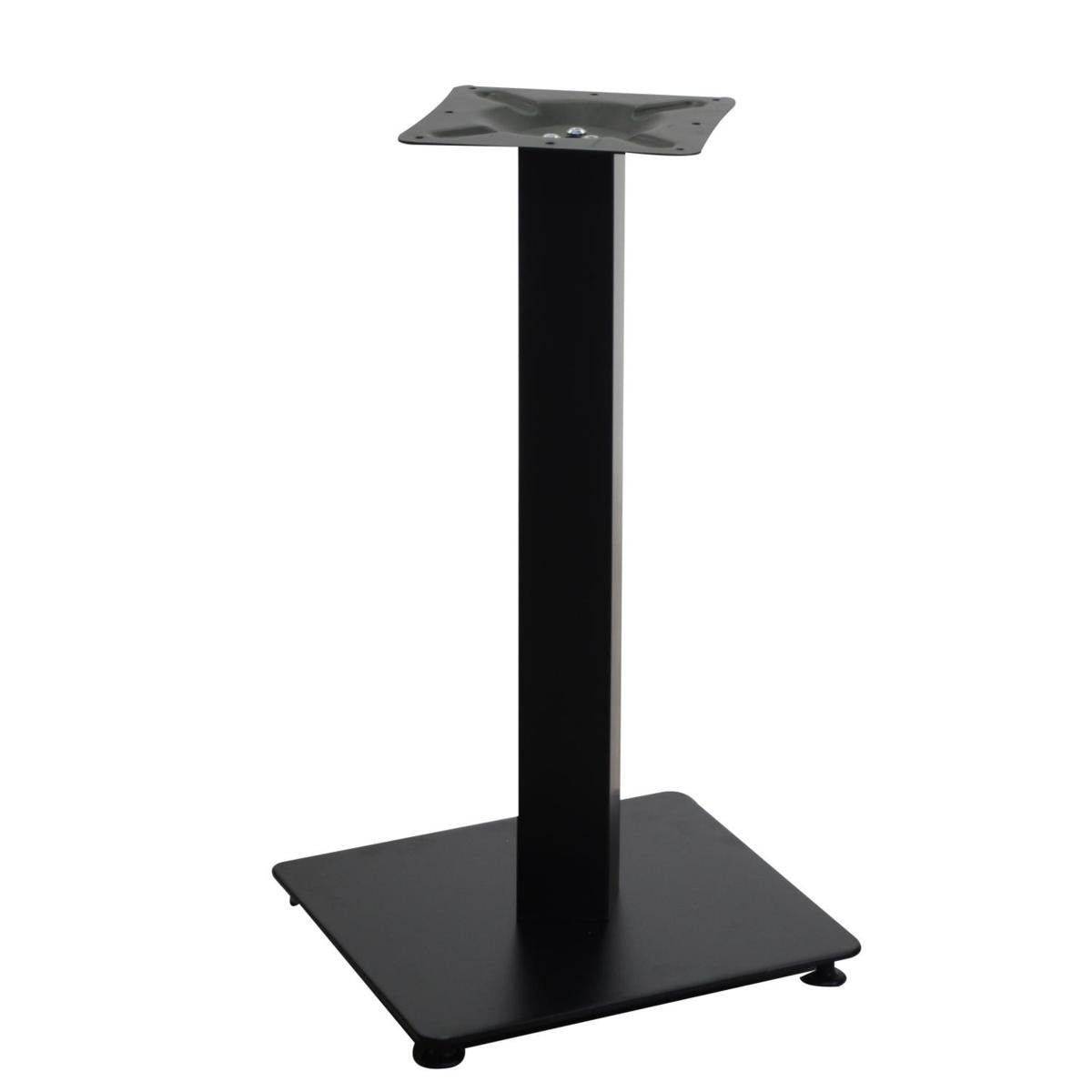 BASE TAVOLO METALLO JAMIE QUADRO COLORE NERO 40X40CM  H72