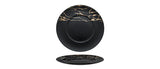 PIATTO PIANO GOURMETCM.31,5 THUNDER NERO/ORO