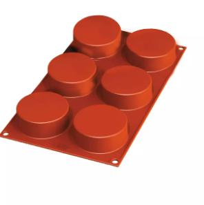 STAMPO IN SILICONE N6 CILINDRICO ø70 h 27 mm