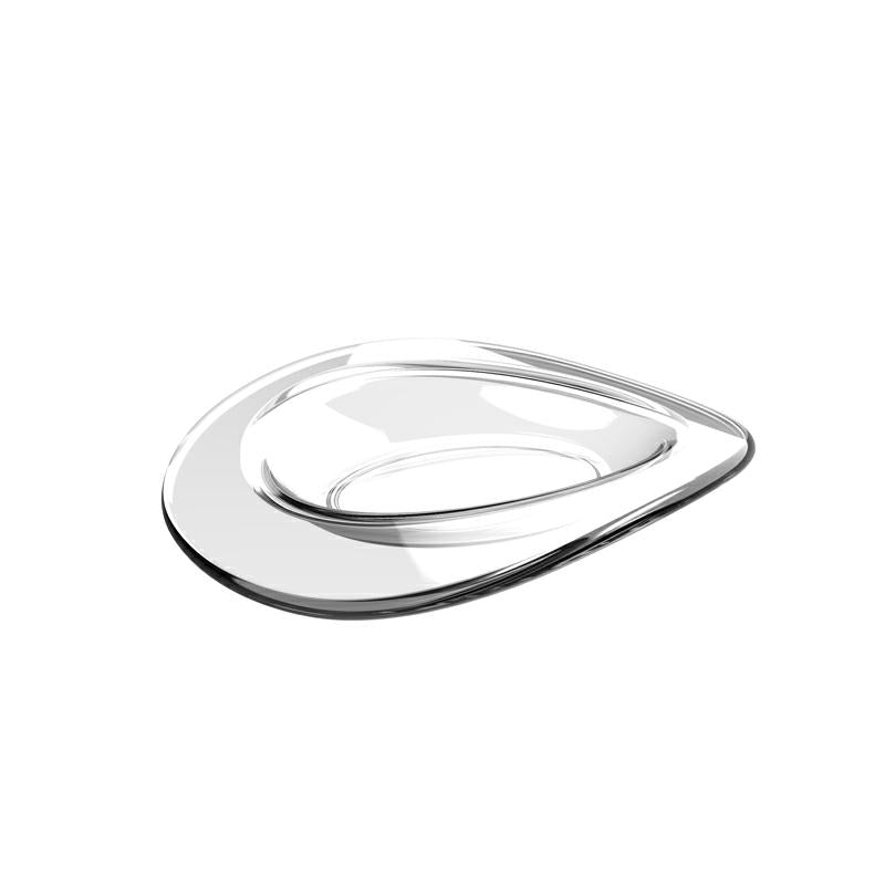PIATTINO "ELLIPSE" TRASPARENTE 10CC CF=6PZ