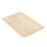 PIATTO "ARECA" CM.20X13,5X2,5H NATURALE CF=25PZ