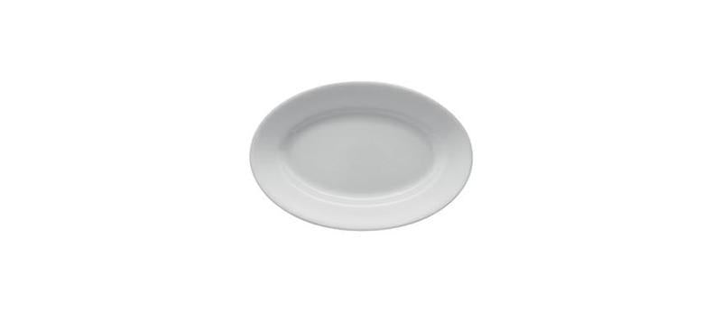 PIATTO OVALE TIVOLI 28CM BIANCO