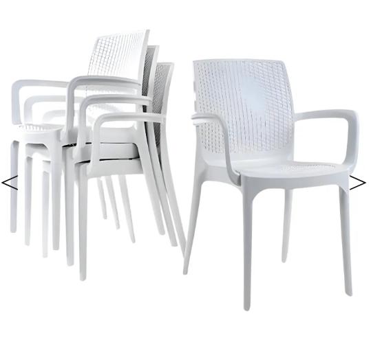 POLTRONA BAVIERA IN RATTAN COLORE BIANCO