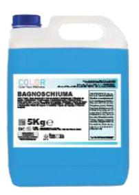 TANICA BAGNOSCHUMA 5KG COLORE AZZURRO TRASP 'COLOR'