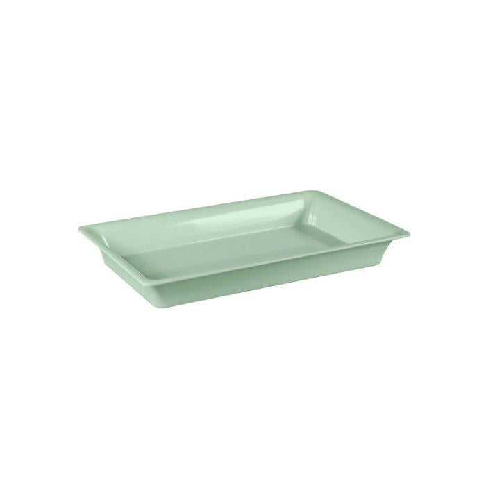 BACINELLA SLIM GN 1/4 H65 MIS.265X162 MELAMINA VERDE