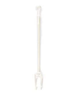 SPILLO 2 PUNTE COMPOST. 8,7CM TRASPARENTE CF=200PZ
