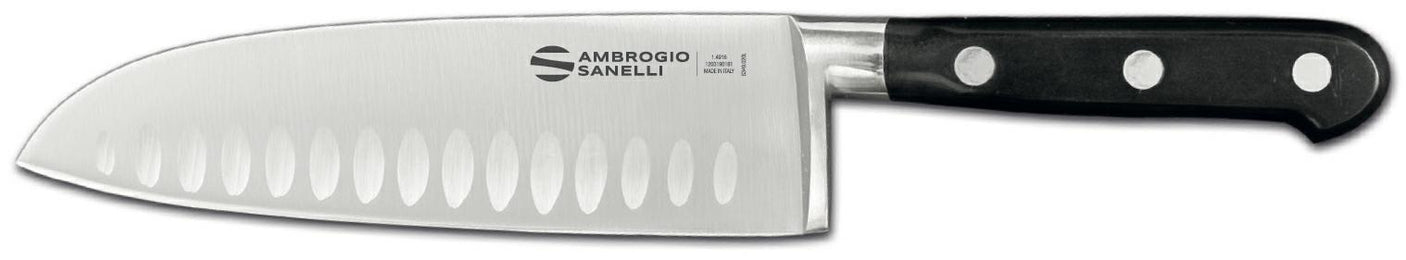 COLTELLO "SANTOKU" ALVEOLATO 18CM CHEF