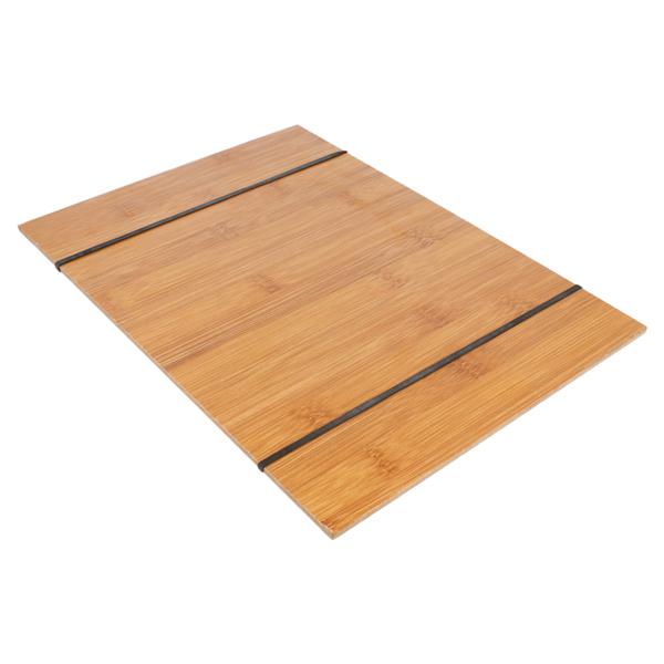 VASSOIO PORTAMENÙ CON ELASTICI 22,9x31,8x0,4 CM NATURALE MDF