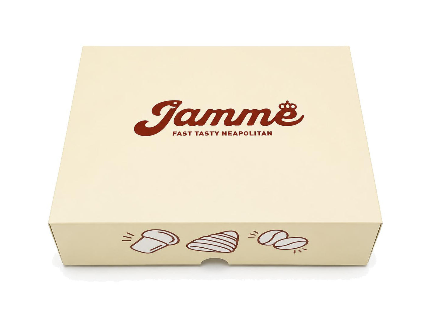 BOX PASTICCERIA 6PC MIS.18X18X5,5H "JAMME" SMALL