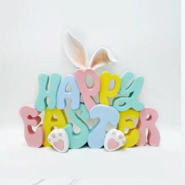 SCRITTA HAPPY EASTERDECOR 28X6X24