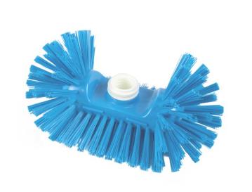 SPAZZOLA ROTONDA BLU SCURO SETOLA
