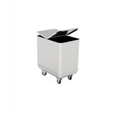 TRAMOGGIA CARRELLATAC/COP MIS.400X600X700H ACCIAIO INOX
