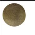 TOVAGLIETTA PLASTICAORO GLITTER TONDO 38CM