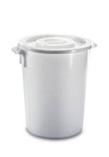 BIDONE 120LT NEUTRO CON COPERCHIO