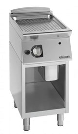 FRY-TOP A GAS SINGOLO RIGATO CRX A GIORNO 9KW 400X900X900H
