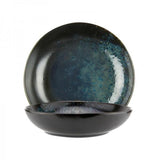 COPPETTA TONDA ALTA "PHOBOS" NERA PUNT.BLU DIAM.28 STW