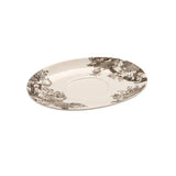 PIATTO SALSIERA CM.16X11 14CL "KERASIA" AVORIO