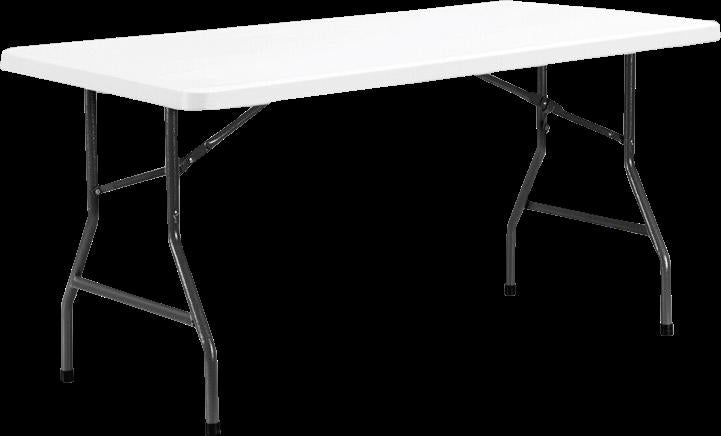 TAVOLO CATERING RETTANGOLARE PIEGH. CM.180X76X74H