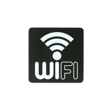 PITTOGRAMMA PVC NEROC/ST.BIANCA "WI-FI"