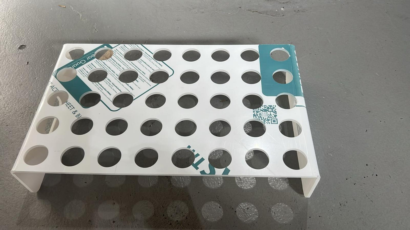 PORTACONI IN PLEXIGLASS 40 FORI