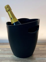 GLACETTE NERA LT 3,5H23,5 cm. Dm 19,5 cm