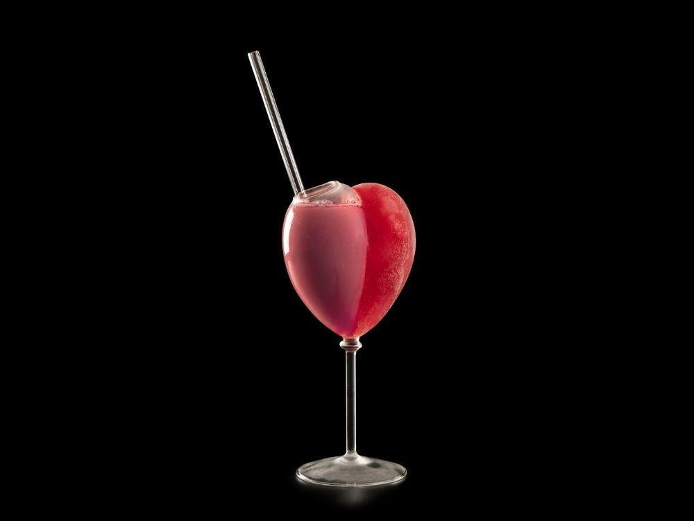 COPPA CUORE CON CANNUCCIA 290ML