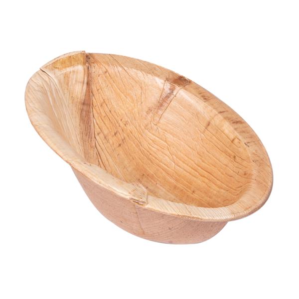 CIOTOLA OVALE CURVA "ARECA" 70ML CM.10X7,2X4,8 NAT CF=25PZ