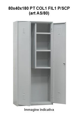 ARMADIO PORTASCOPE MIS.80X40X176H 2 PORTE