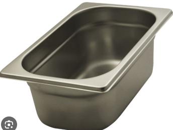 BACINELLA INOX GN 1/4 H100MM 265x162 mm