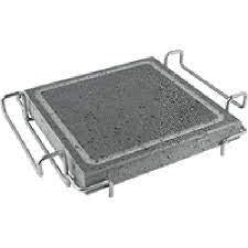 PIETRA LAVICA QUADRACM.21X21 C/STAND IN ACCIAIO