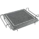 PIETRA LAVICA QUADRACM.21X21 C/STAND IN ACCIAIO