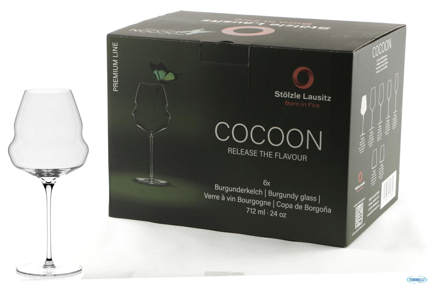 BICCHIERE CALICE BURGUNDY COCOON CL71,2