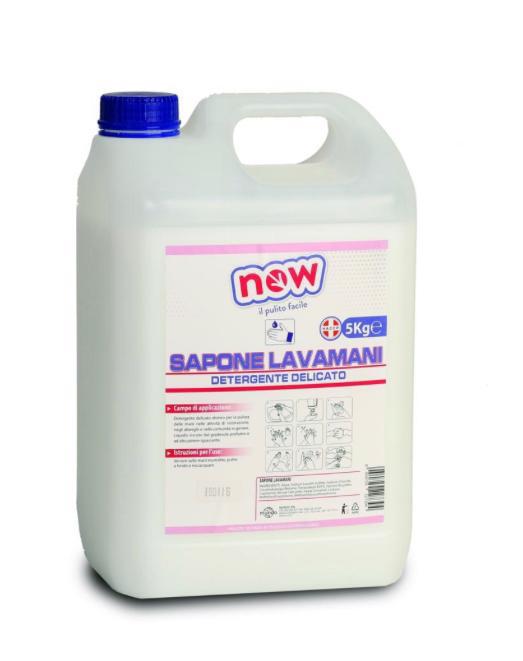 CREMA SAPONE LAVAMANI DELICATO "NOW" 5LT HACCP