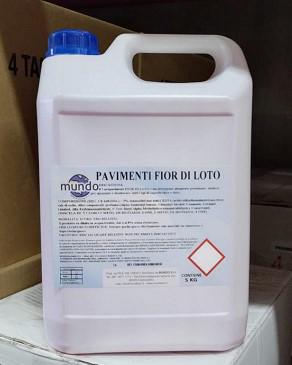 LAVAPAVIMENTI PROFUMATO FIOR DI LOTO "MUNDO" 5LT