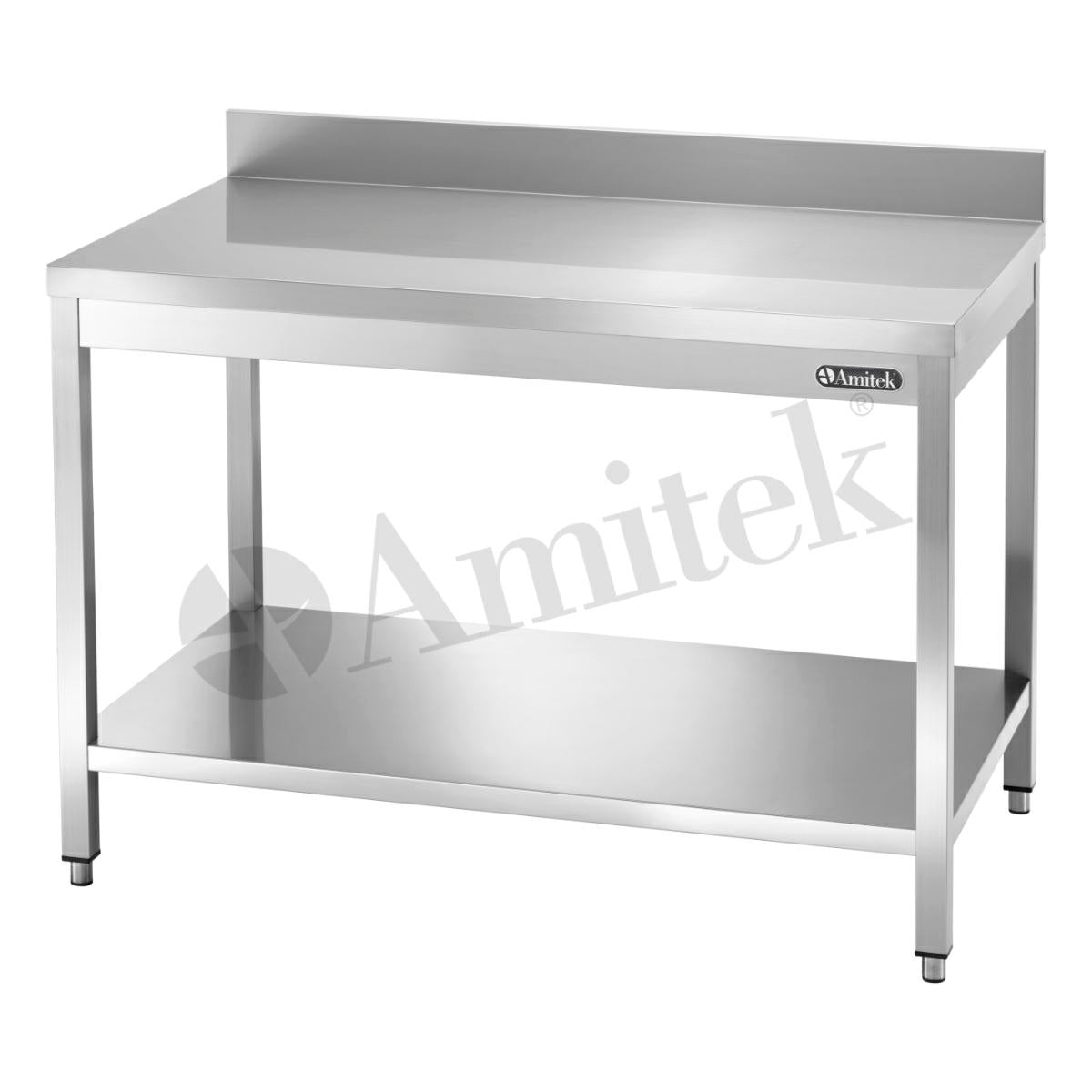 TAVOLO ACCIAIO INOX C/A C/R 160x700x950h
