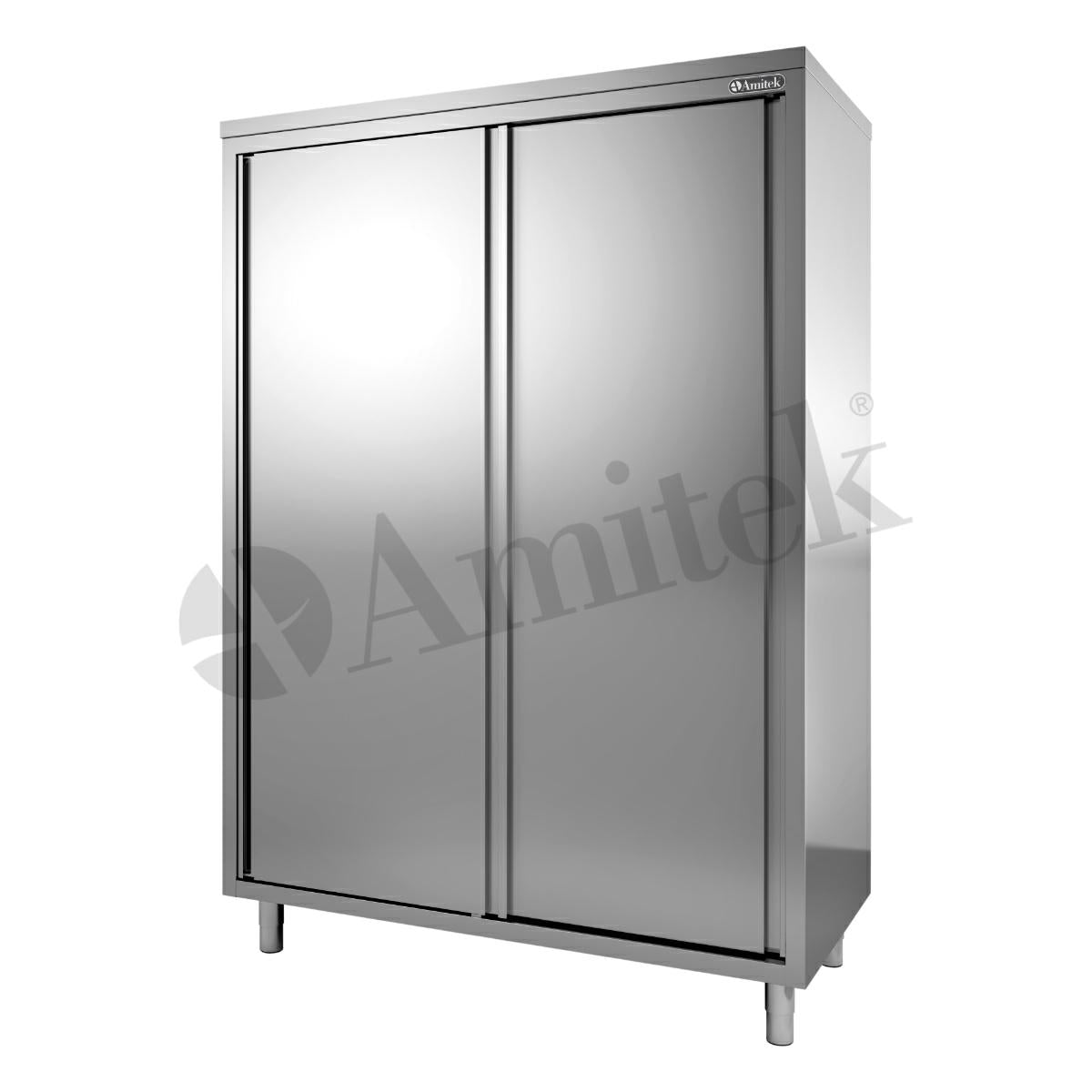 ARMADIO INOX PORTE SCORREVOLI AVS166 160X60X180H