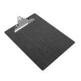 VASSOIO PORTAMENÙ CON PINZA 22,9x31,8x0,4 CM NERO MDF