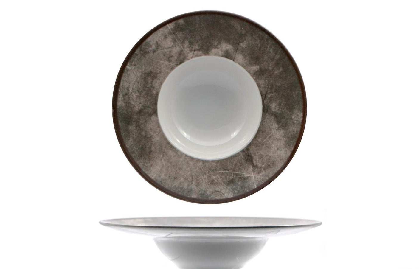 PIATTO FONDO K-BOWL 27,5CM NAPOLI "BROWN SKETCH"