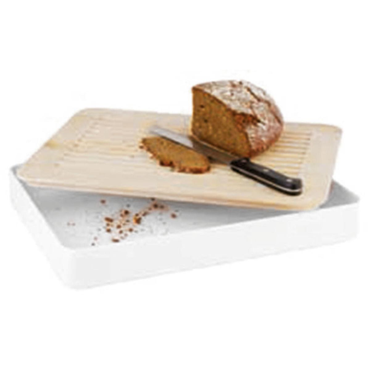 TAGLIERE 43,5X32X5X2CM LEGNO ACERO