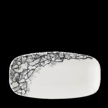 VASSOIO RETTANGOLAREKINTSUGI QUARTZ NERO 30X15CM
